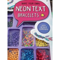 Kit pentru realizare bratari, 7 tipuri de margele, neon multicolor, GL Style R03-0538